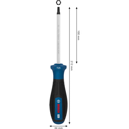 BOSCH PRO Screwdriver TX25 x 100 mm 1600A039SC