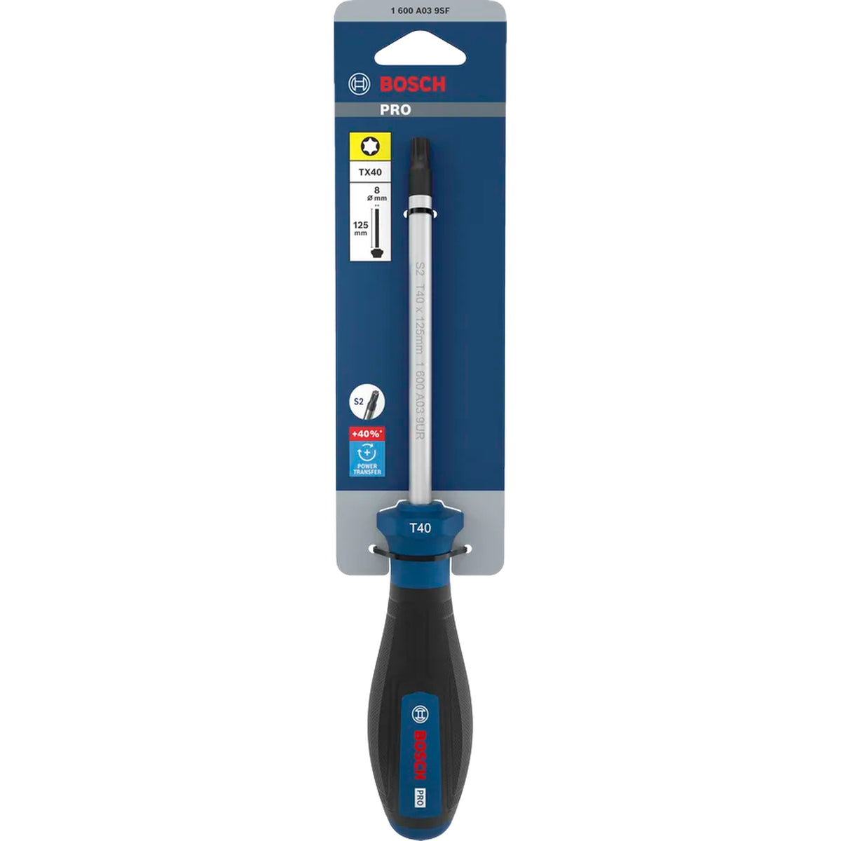 BOSCH PRO Screwdriver TX40 x 125 mm 1600A039SF