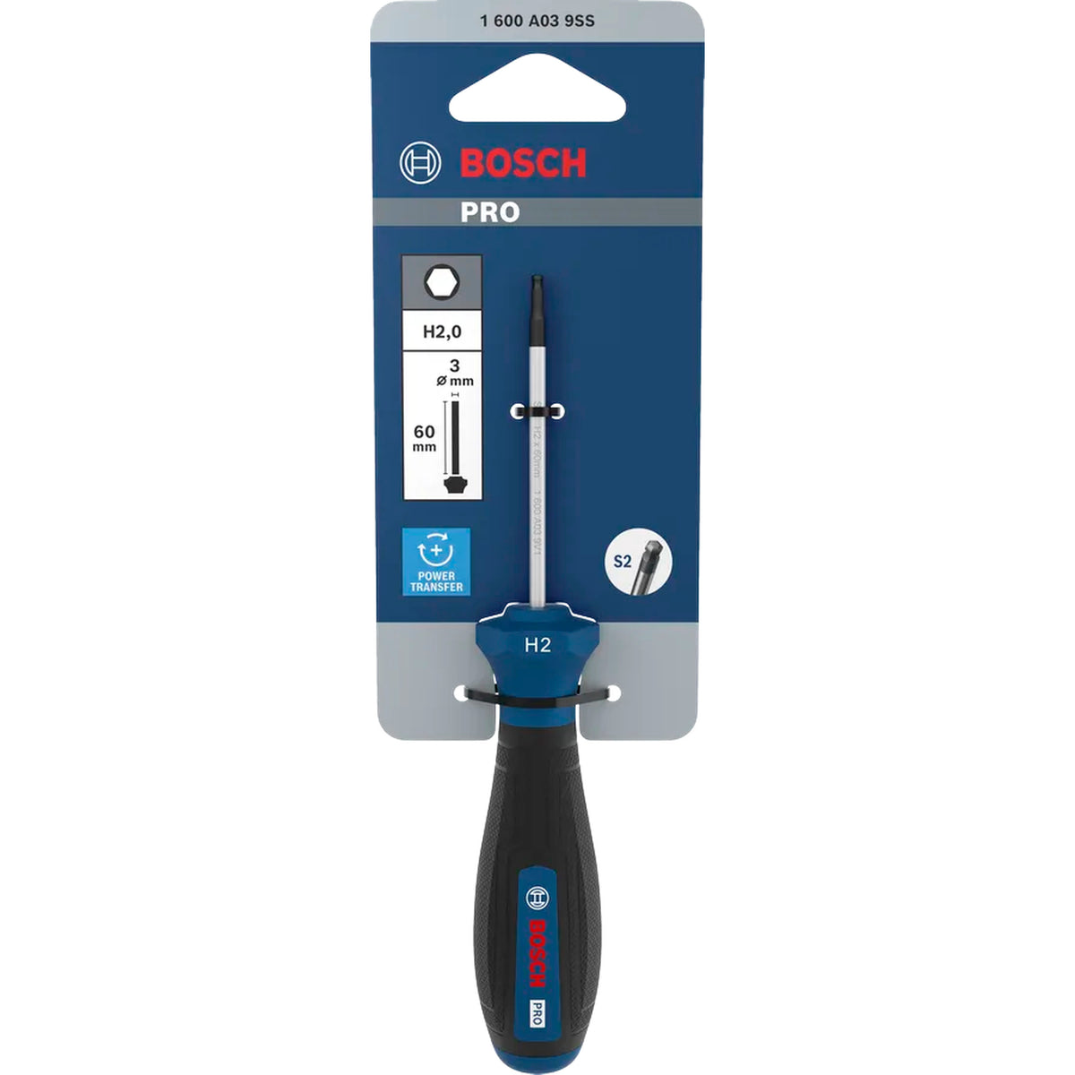 BOSCH PRO Screwdriver H2 x 60 mm 1600A039SS