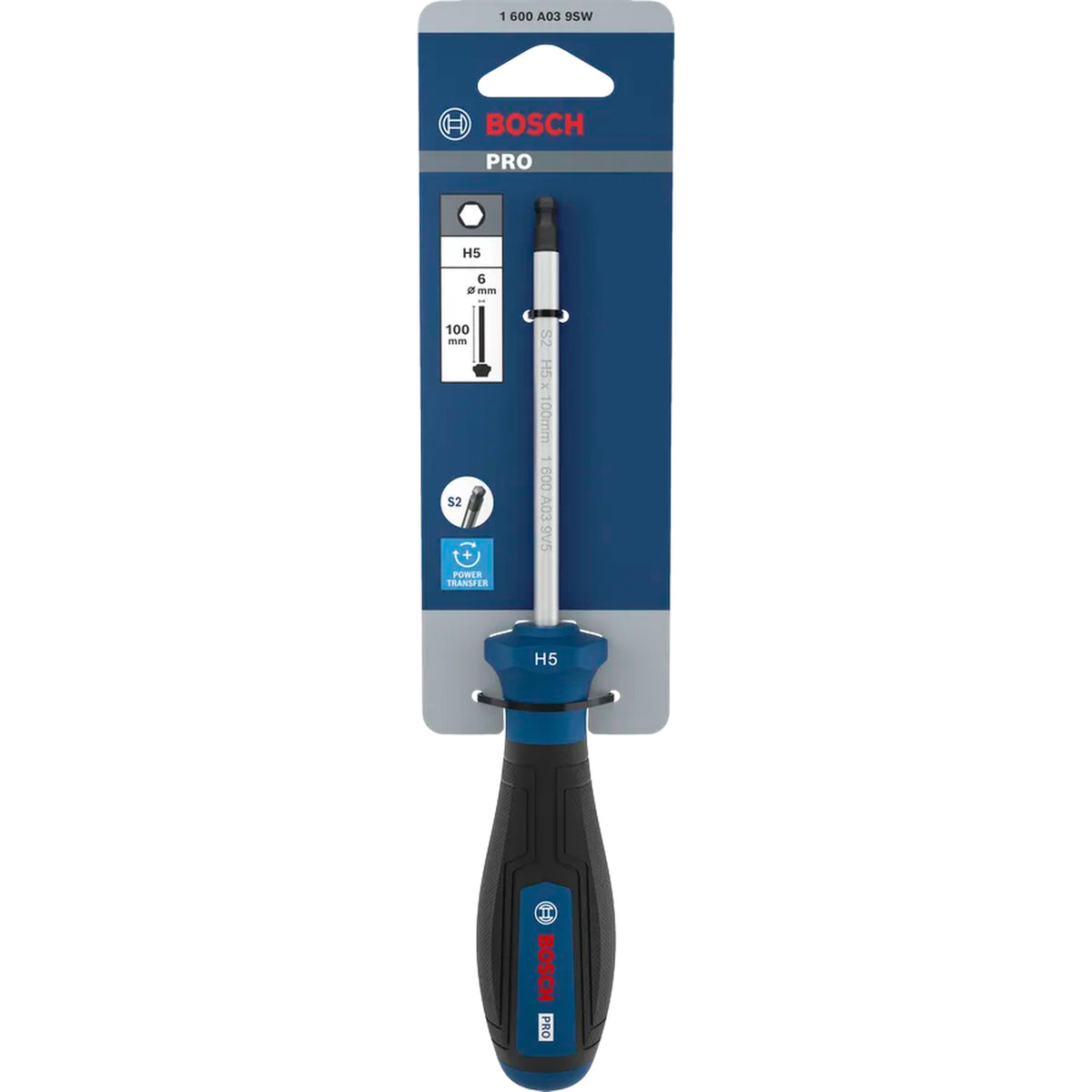 BOSCH PRO Screwdriver H5 x 100 mm 1600A039SW