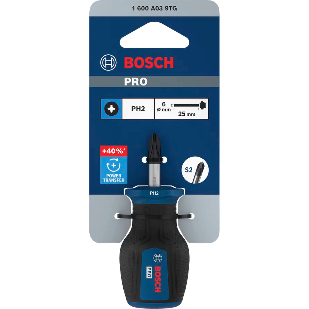 BOSCH PRO Stubby Screwdriver PH2 x 25 mm 1600A039TG