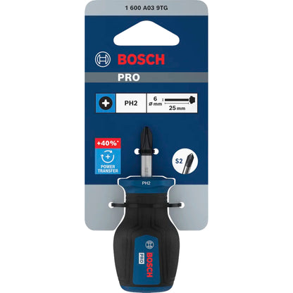 BOSCH PRO Stubby Screwdriver PH2 x 25 mm 1600A039TG