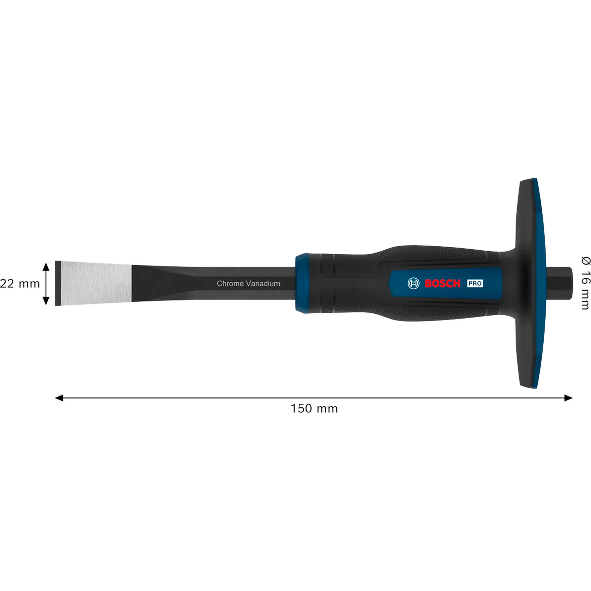 BOSCH PRO Masonry Flat Chisel 250 x 22 x 16 mm 1600A03A9W