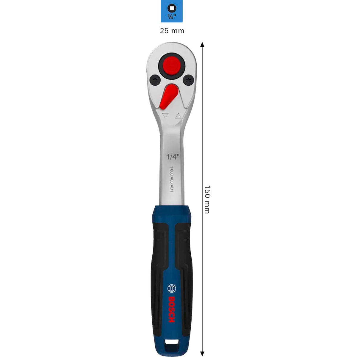 BOSCH 1/4" Ratchet 1600A03AC6