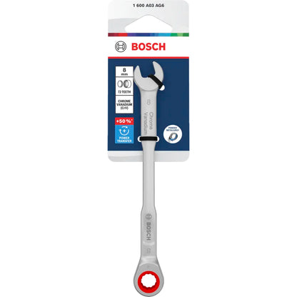 BOSCH Ratchet Combination Wrench 8 mm 1600A03AG6