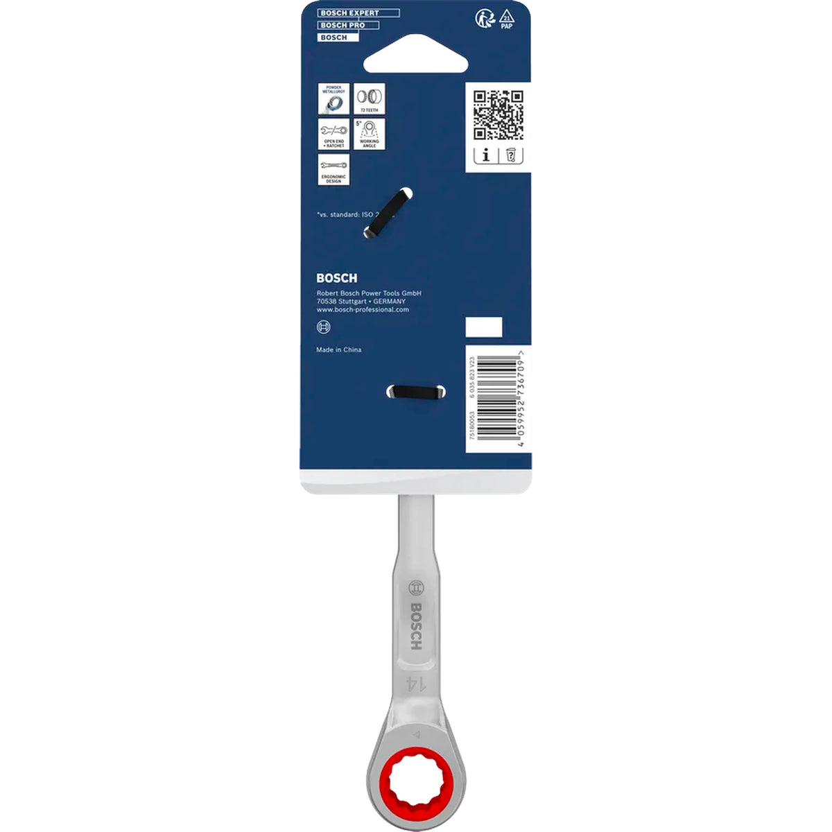 BOSCH Ratchet Combination Wrench 14 mm 1600A03AH0