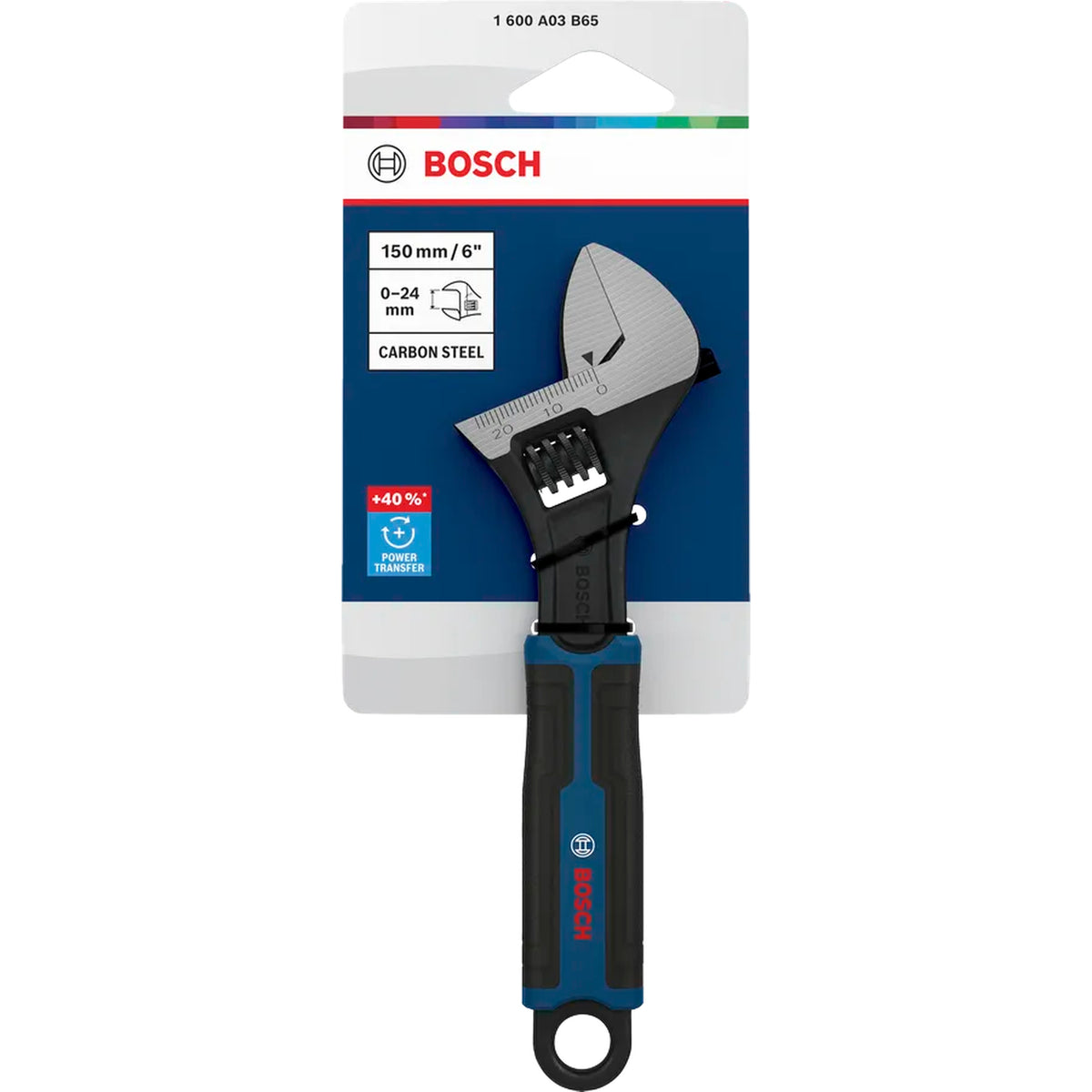 BOSCH Adjustable Wrench 150 mm / 6" 1600A03B65