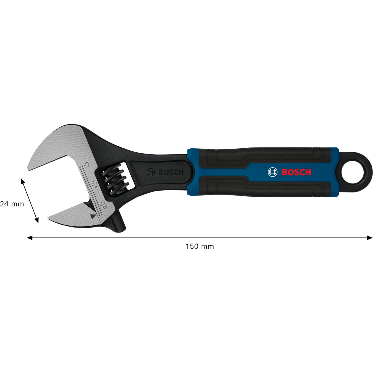 BOSCH Adjustable Wrench 150 mm / 6" 1600A03B65