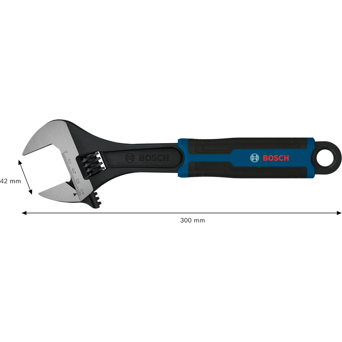 BOSCH Adjustable Wrench 300 mm / 12" 1600A03B68