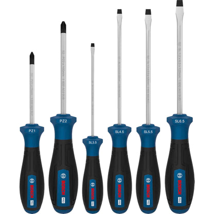 BOSCH PRO Screwdriver Set PZ/SL, 6 pcs 1600A03HU4