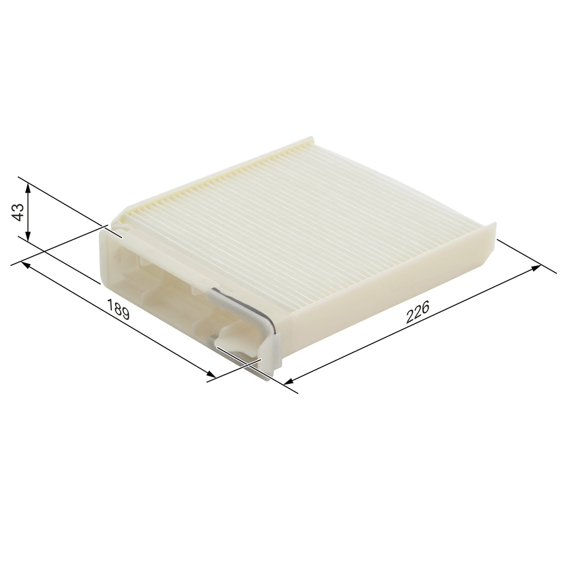BOSCH Cabin Filter 1987432120 M2120 Particulate Filter