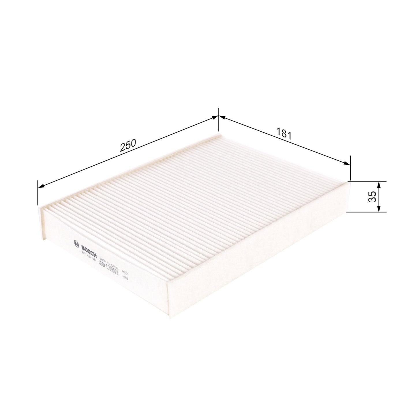 BOSCH Cabin Filter 1987435057 M5057