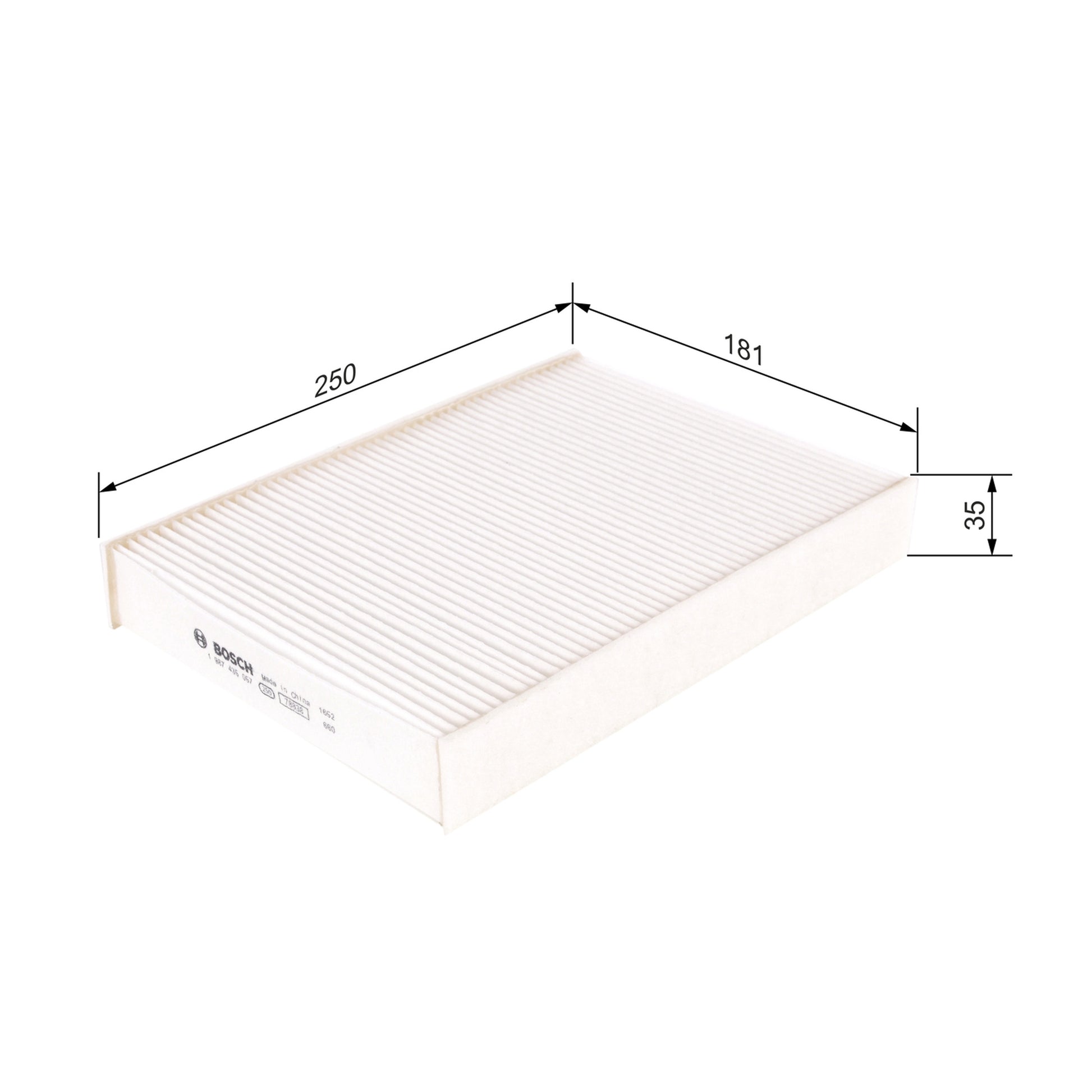 BOSCH Cabin Filter 1987435057 M5057