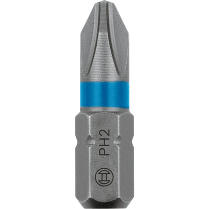 BOSCH Extra Hard PH Screwdriver Bit, PH2, 25 mm, 100 pcs 2607001514