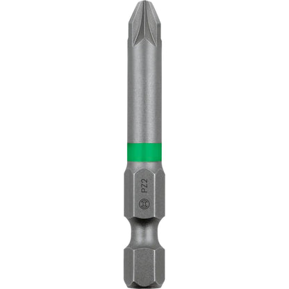 BOSCH Extra Hard PZ Screwdriver Bit, PZ2, 50 mm, 25 pcs 2607002506