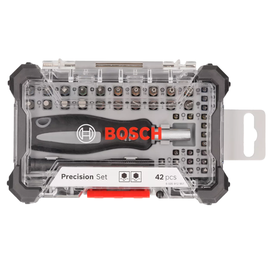 BOSCH Precision Screwdriver bit Set 42 pcs 2607002835 | طقم لقم اليكترونيات 42 قطعه