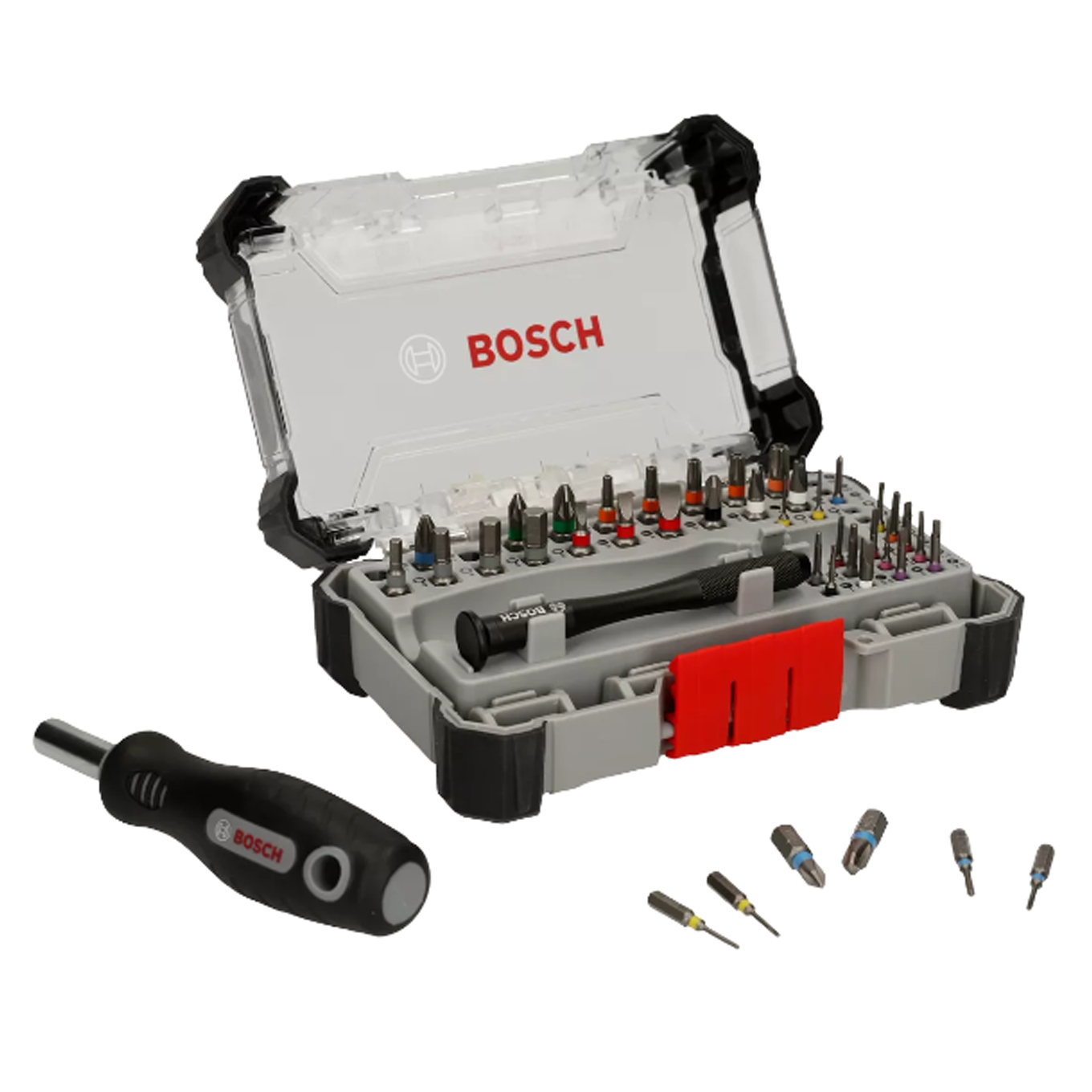 BOSCH Precision Screwdriver bit Set 42 pcs 2607002835 | طقم لقم اليكترونيات 42 قطعه