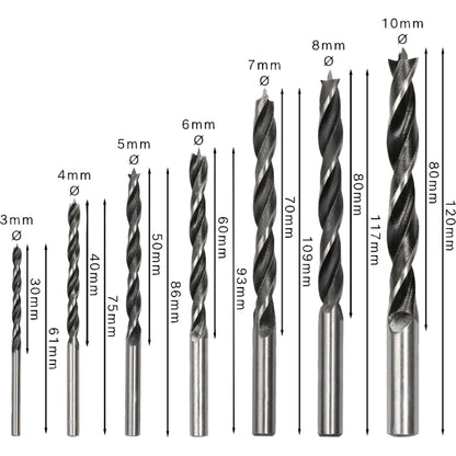 BOSCH PRO Wood Brad Point Drill Bit Set, 7 pcs 2607017034