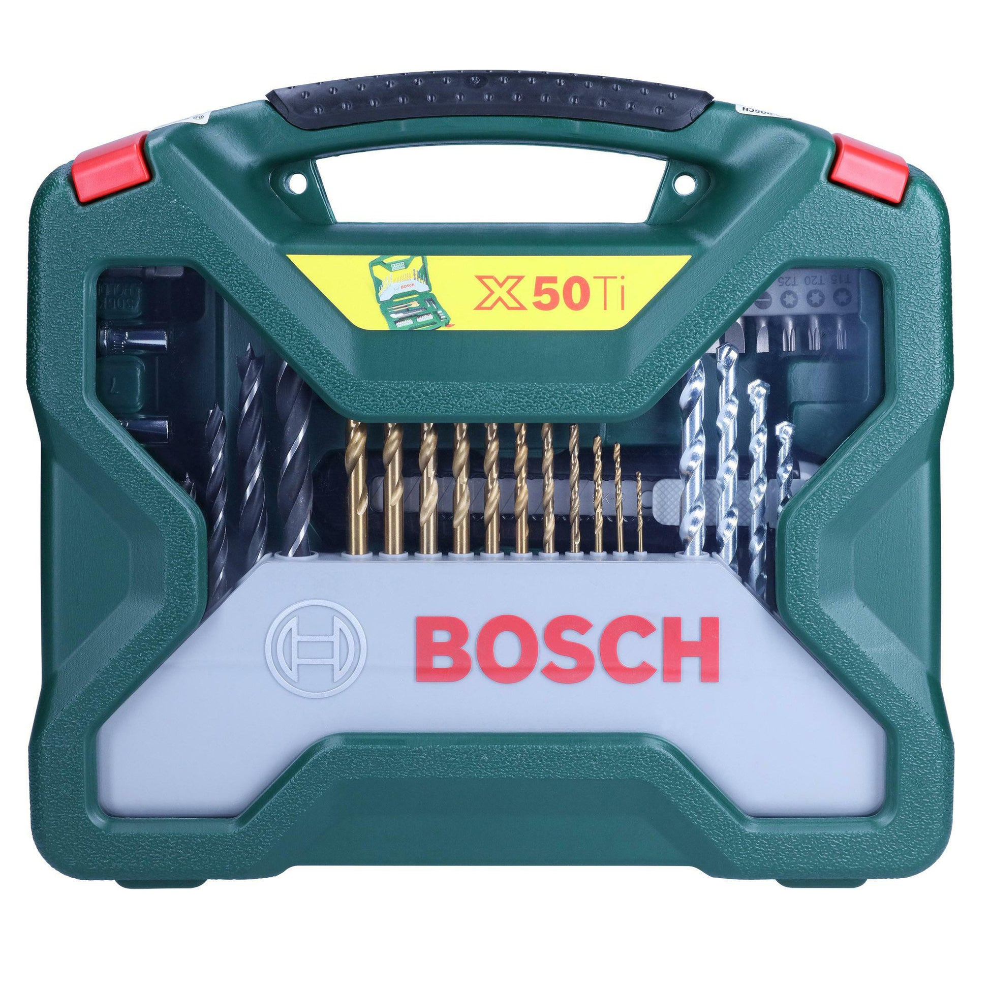 BOSCH X-Line Drill- and Screwdriver Bit Set TiN-coated 50 pieces 2607019327