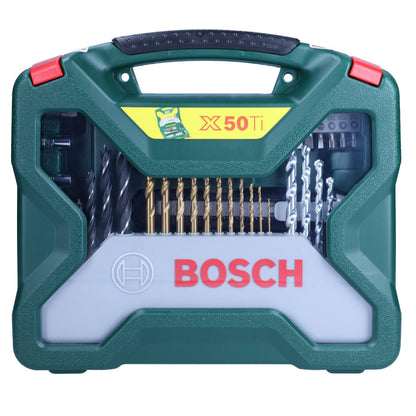 BOSCH X-Line Drill- and Screwdriver Bit Set TiN-coated 50 pieces 2607019327