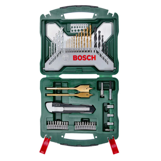 BOSCH X-Line Drill- and Screwdriver Bit Set TiN-coated 50 pieces 2607019327