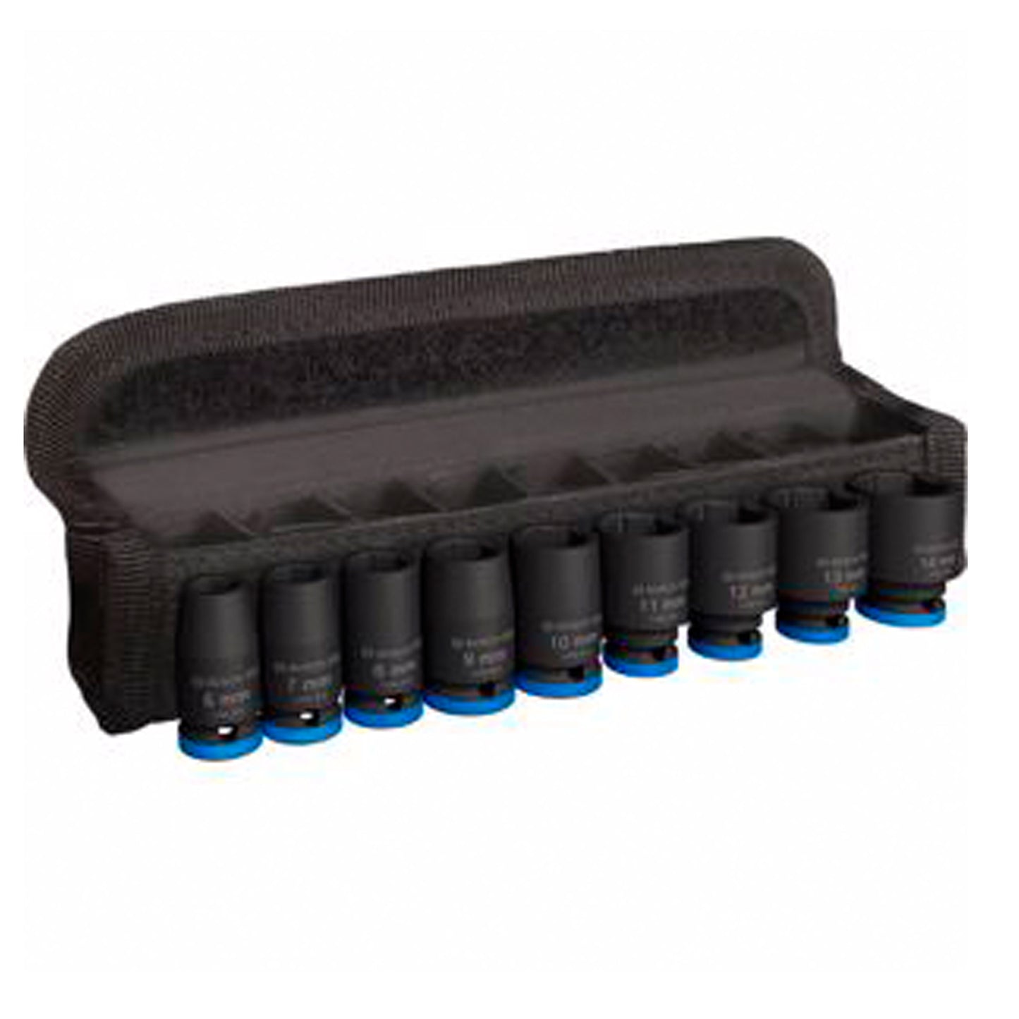 BOSCH Professional Impact Socket Set, 1/4", Standard, 9 pcs For impact wrenches 2608003034