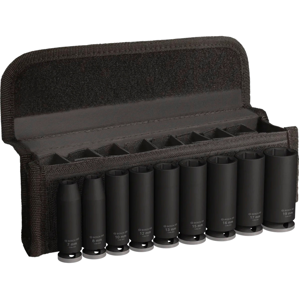 BOSCH PRO Impact Socket Set, 3/8", Deep, 9 pcs 2608003037