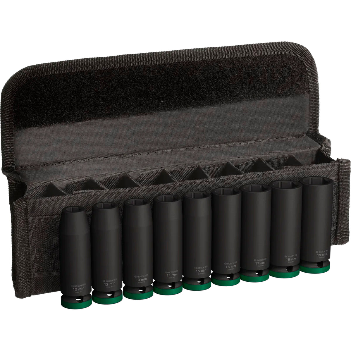 BOSCH PRO Impact Socket Set, 1/2", Deep, 9 pcs 2608003039