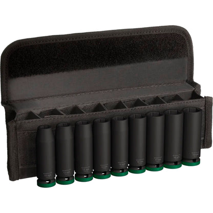 BOSCH PRO Impact Socket Set, 1/2", Deep, 9 pcs 2608003039