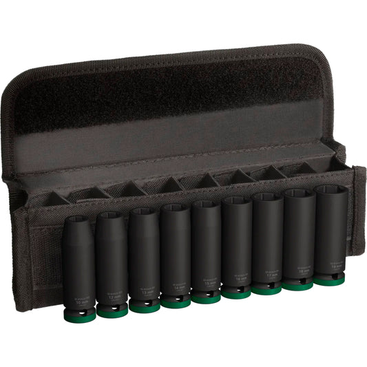 BOSCH PRO Impact Socket Set, 1/2", Deep, 9 pcs 2608003039
