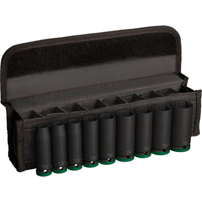 BOSCH PRO Impact Socket Set, 1/2", Deep, 9 pcs 2608003040