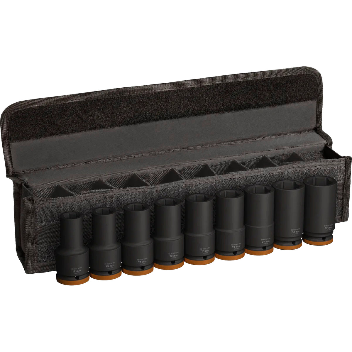 BOSCH PRO Impact Socket Set, 3/4", Deep, 9 pcs 2608003042