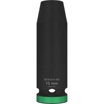 BOSCH PRO Impact Socket, 1/2", 10 mm, Deep 2608003044