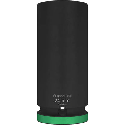 BOSCH PRO Impact Socket, 1/2", 24 mm, Deep 2608003055