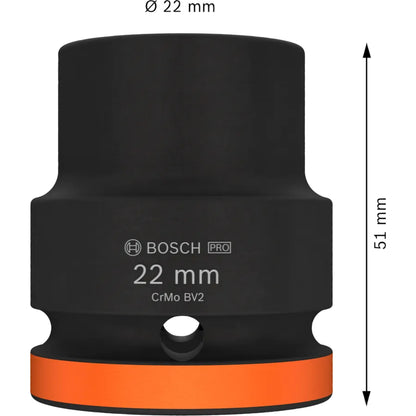 BOSCH PRO Impact Socket, 3/4", 22 mm, Standard 2608003059