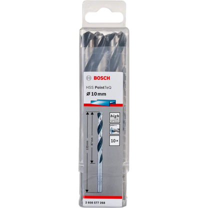 BOSCH HSS Twist Drill Bit PointTeQ 10.0mm 2608577268
