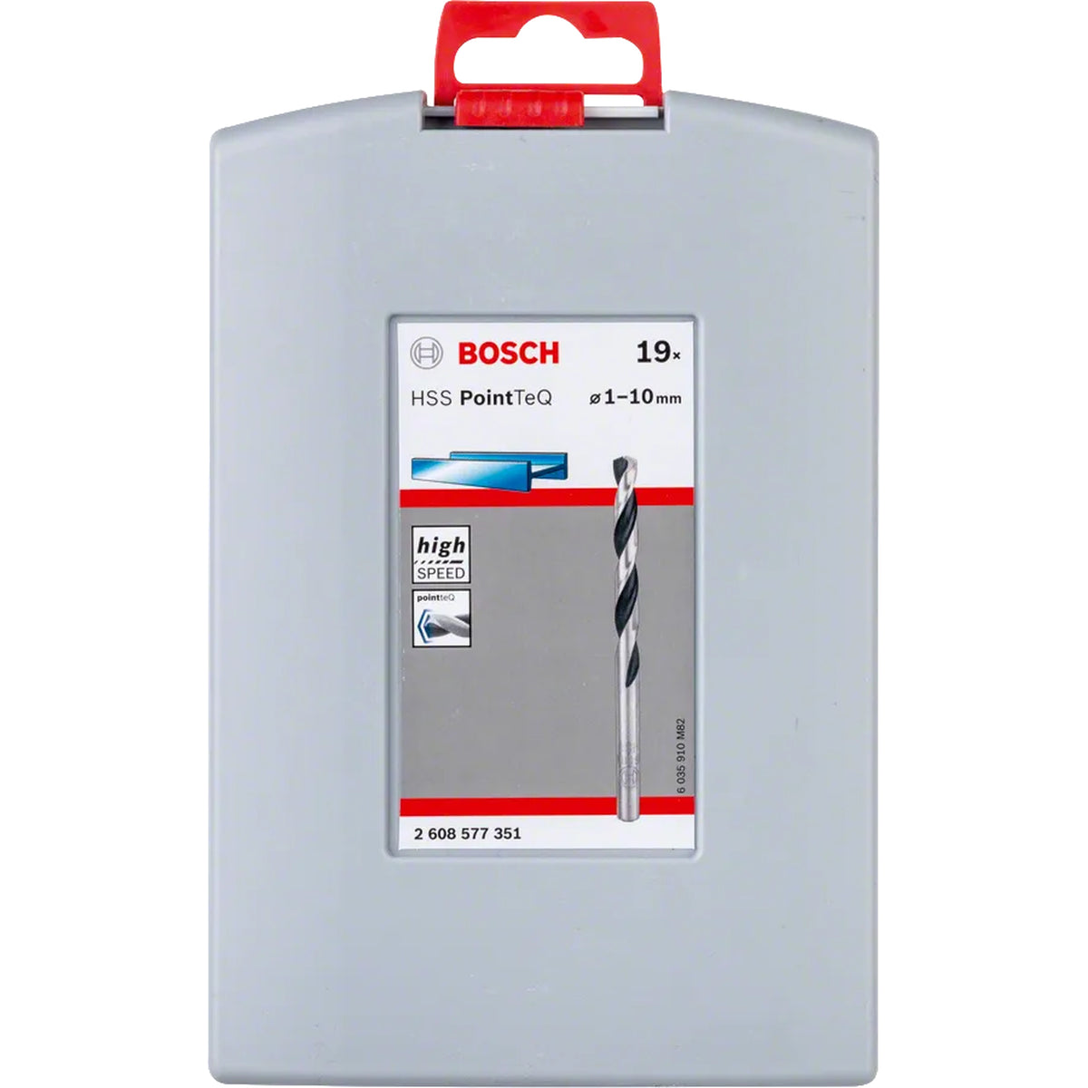 BOSCH HSS Twist Drill Bit PointTeQ 19pcs ProBox 1 - 10 mm 2608577351