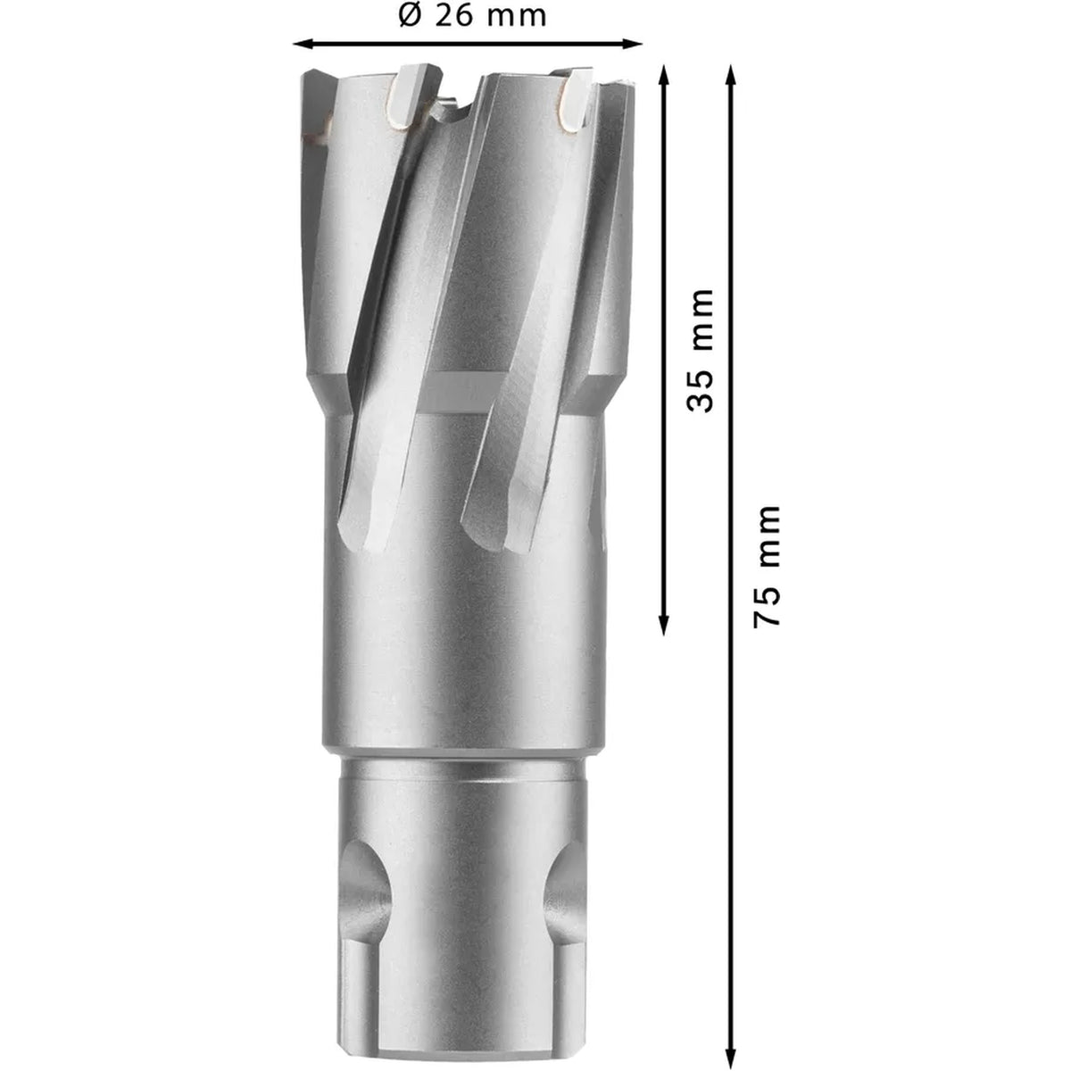 BOSCH PRO Metal TCT Annular Cutter, 26 x 35 x 75 mm 2608577489