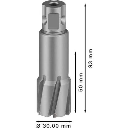 BOSCH PRO Metal TCT Annular Cutter, 30 x 50 x 93 mm 2608577503