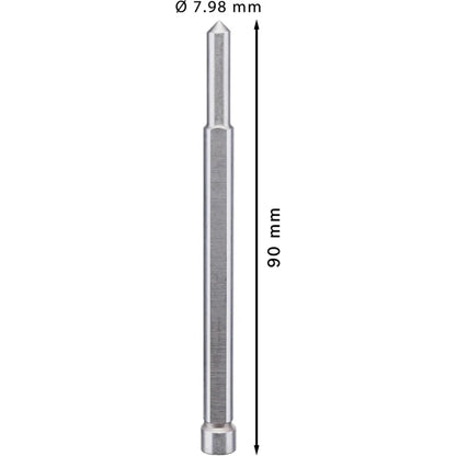 BOSCH Pilot Pin for PRO Metal TCT Annular Cutter, 7 x 90 mm 2608577508