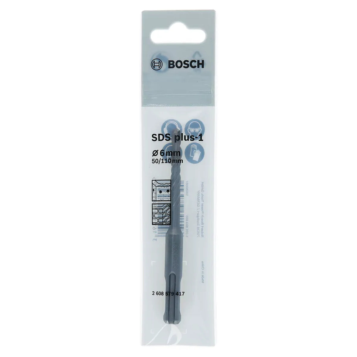 BOSCH Hammer drill bit SDS plus-1 6x50x110mm 2608579417