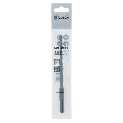 BOSCH Hammer drill bit SDS plus-1 6x100x160mm 2608579418