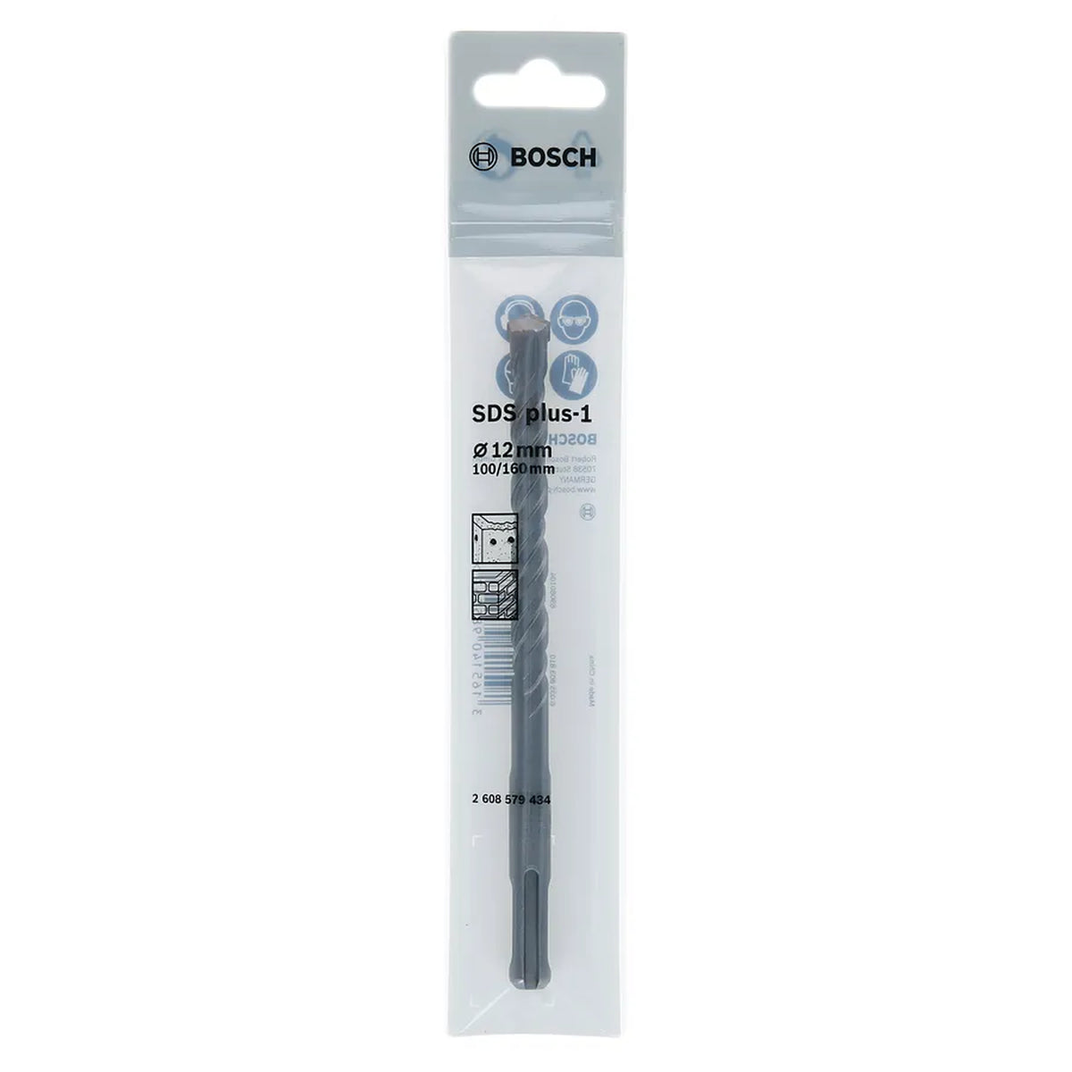 BOSCH Hammer drill bit SDS plus-1 12x100x160mm 2608579434