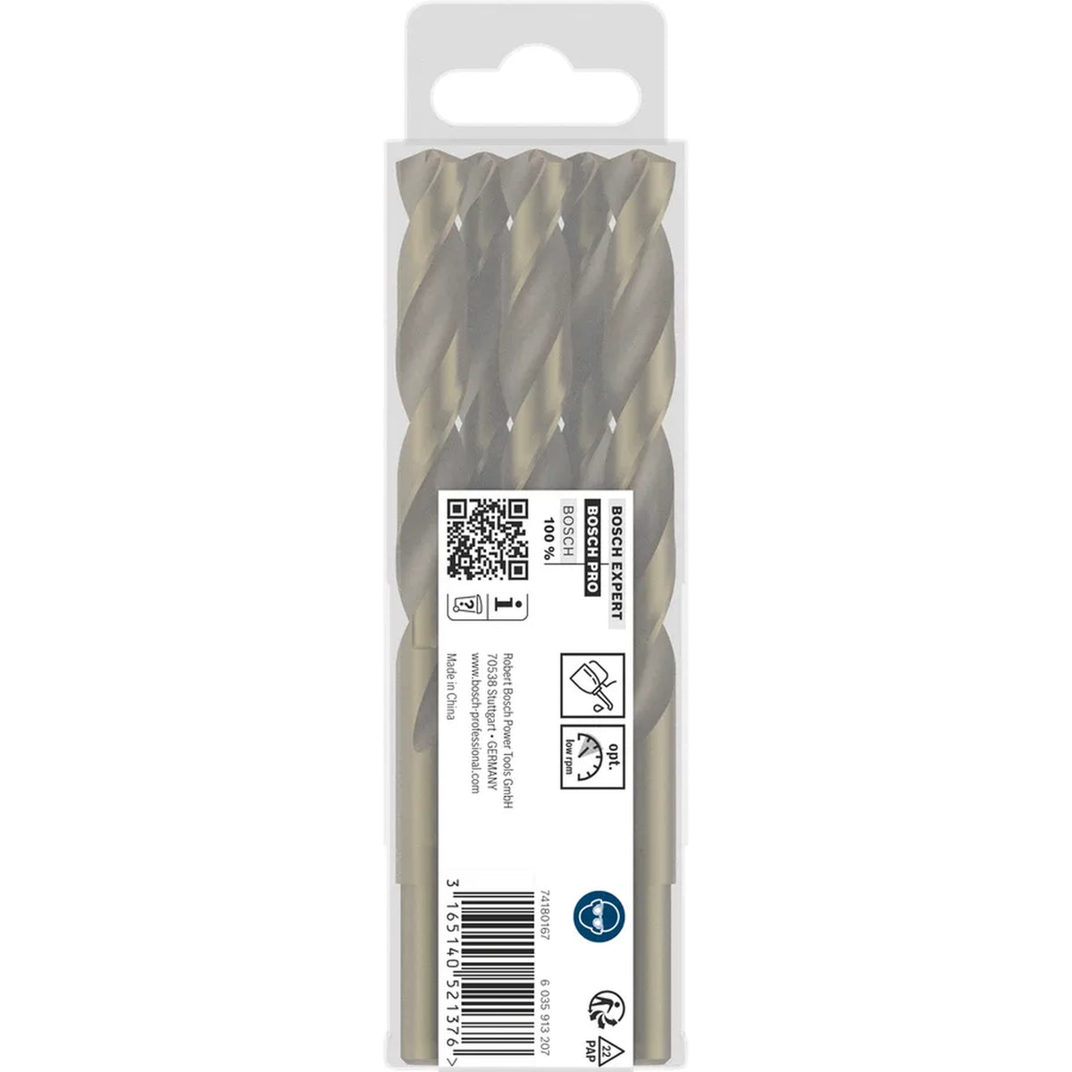 BOSCH PRO Stainless Steel HSS-Co Twist Drill Bit, 11.5 x 94 x 142 mm, 5 pcs 2608585902