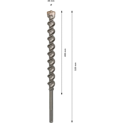 BOSCH PRO SDS-max-7 Drill Bit, 38x400x520 mm 2608586800
