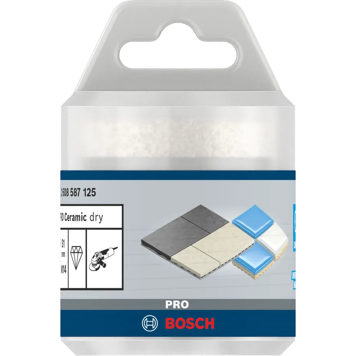 BOSCH PRO Ceramic dry Core Cutter, 51 x 35 x 14 mm 2608587125