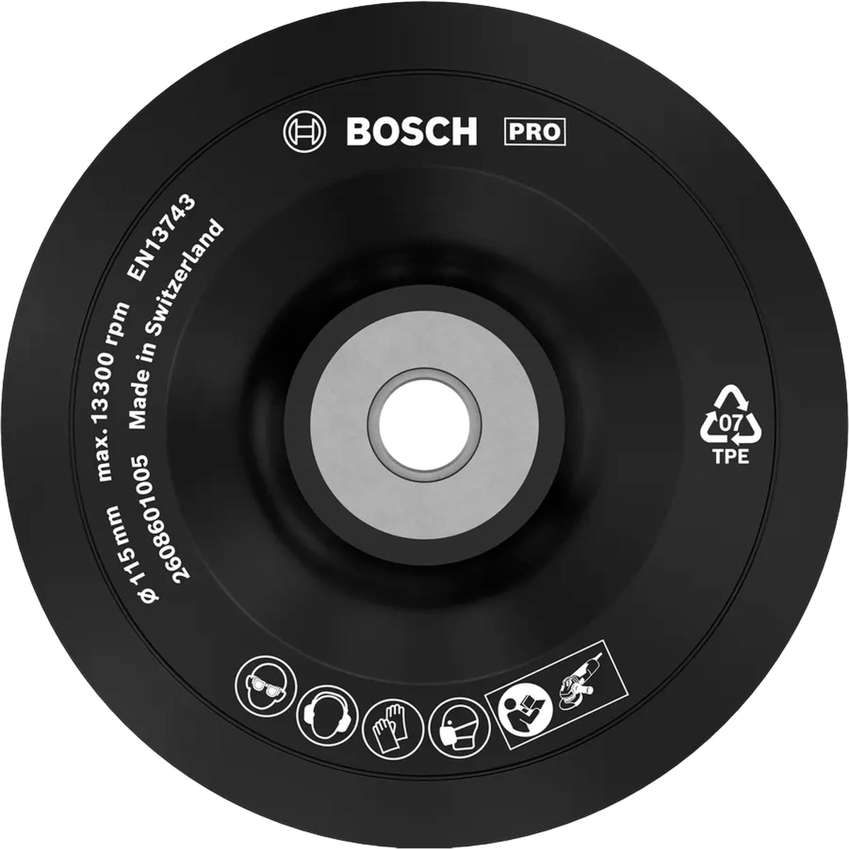 BOSCH PRO Backing Pad Soft, 115 mm, M14 2608601005
