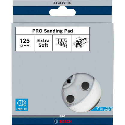 BOSCH PRO Sanding Pad, Extra-Soft, 125 mm 2608601117