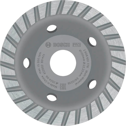 BOSCH PRO Multi Material Grinding Head, 2.5 x 100 x 22.23 mm 2608601778