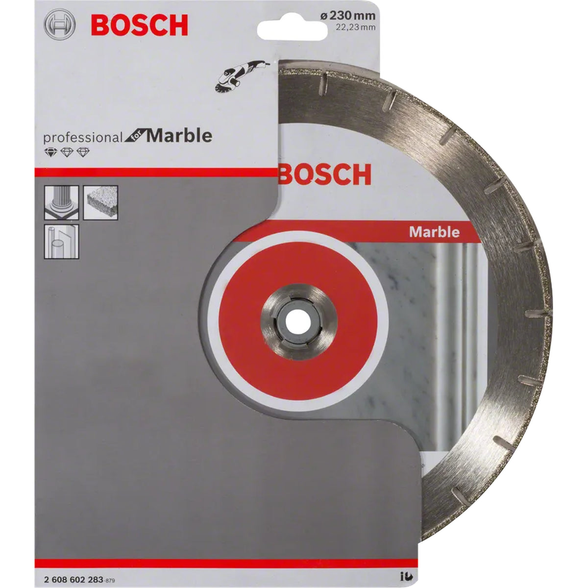BOSCH Marble Diamond Cutting Disc, 230 x 22.23 x 2.5 mm 2608602283